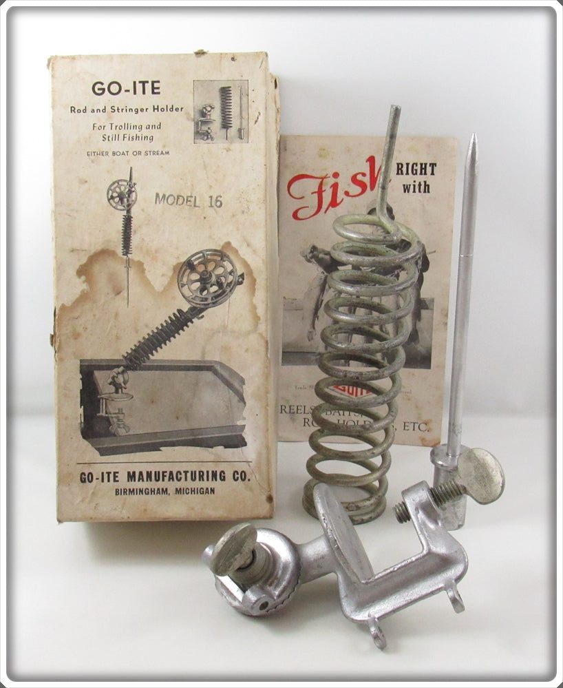 Stringer Holde Vintage Go-Ite Mfg Co Rod And Stringer Holder In Box For Sale | Tough Lures