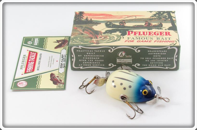 Pflueger Navy Head Kent Frog Floater Lure In Box