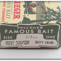 Pflueger Navy Head Kent Frog Floater In Box