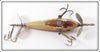 Pontiac Mfg Co Green & White Radium Minnow