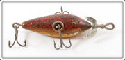 Vintage Heddon Red Scale 20 Baby Dowagiac Lure 29H