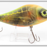 B.E. Yellow With Spots Contemporary Large Musky Lure 