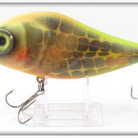 B.E. Yellow With Spots Contemporary Large Musky Lure