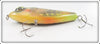 B.E. Yellow With Spots Contemporary Large Musky Lure