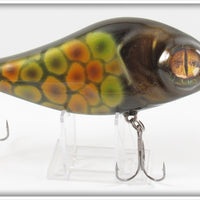 B.E. Black With Spots Contemporary Large Musky Lure