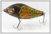 B.E. Black With Spots Contemporary Large Musky Lure