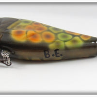 B.E. Black With Spots Contemporary Large Musky Lure