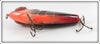 B.E. Red Orange Crawdad Contemporary Large Musky Lure