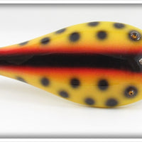 Musky Dan Yellow Black Spots Sting Ray Lure 