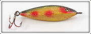 Heddon Yellow With Red Spots 800 Swimming Minnow Lure 801