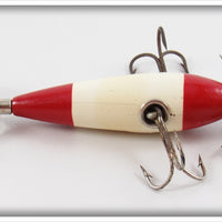 Vintage Heddon Red White Red Dowagiac Killer Lure 450