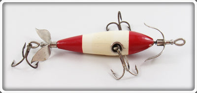 Vintage Heddon Red White Red Dowagiac Killer Lure 450