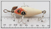 Heddon White & Red 20 Baby Dowagiac