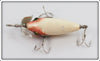 Heddon White & Red 20 Baby Dowagiac