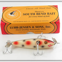 NFLCC 2004 Luhr Jensen South Bend Spotted Underwater Minnow In Box