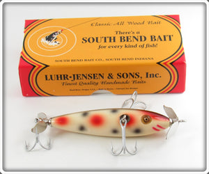 NFLCC 2004 Luhr Jensen South Bend Spotted Underwater Minnow In Box