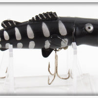 Buckeye Bait Corp Black With Silver Ribs Bug N Bass Lure