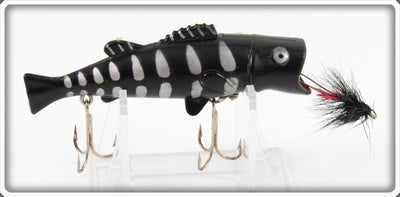 Buckeye Bait Corp Black With Silver Ribs Bug N Bass Lure