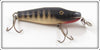 Vintage Creek Chub Black Scale Wooden Spinning Pikie 9333