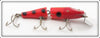 Vintage Creek Chub Orange Spotted Jointed Snook Pikie Lure 5530