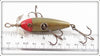 South Bend Gold Red Head Midget Underwater Minnow 901 G