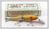 Vintage Creek Chub Yellow Flash Peter's Special In Box 2637 DD Special