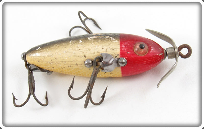 ヘドン heddon Dowagiac expert BH Red Head Vintage Heddon Red Head Flitter Baby Dowagiac Lure 20 RHF For Sale