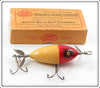 South Bend Red Head White Midget Surf Oreno Lure In Intro Box 962 RH