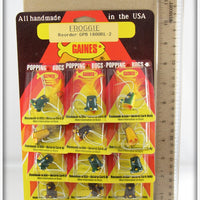 Gaines Froggie Popping Bugs Dealer Display Card In Box