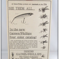 Gaines Froggie Popping Bugs Dealer Display Card In Box