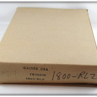 Gaines Froggie Popping Bugs Dealer Display Card In Box