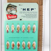 Heddon Hep Dealer Display Card In Box