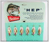 Heddon Hep Dealer Display Card In Box