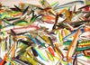 ** USA ONLY ** Huge Lot Of 1580 Pennsylvania Made Madura Fishing Lures