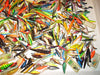 ** USA ONLY ** Huge Lot Of 1580 Pennsylvania Made Madura Fishing Lures