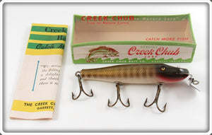 Vintage Creek Chub Pikie Scale Pikie Lure In Box