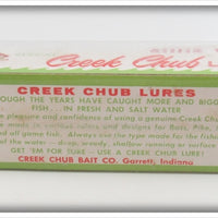 Creek Chub Rainbow Jointed Pikie In Box 2608 P Special