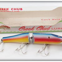 Creek Chub Rainbow Jointed Pikie Lure In Box 2608 P Special