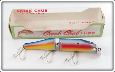 Creek Chub Rainbow Jointed Pikie Lure In Box 2608 P Special