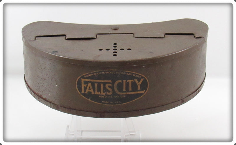 Vintage Falls City Worm / Live Bait Box For Sale