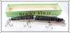 Vintage Creek Chub Black Scale Giant Jointed Pikie In Box Bottom 833