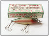 Vintage Creek Chub Red Side Chub Wiggler Lure In Box 105