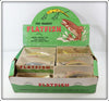 Vintage Helin Flatfish Lot Of 11 Lures In Dealer Display Box
