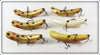 Helin Flatfish Lot Of 11 Lures In Dealer Display Box
