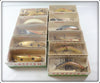 Helin Flatfish Lot Of 11 Lures In Dealer Display Box