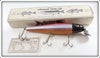 The Chautauqua Bait Co Red Bandit Solid Body Chautauqua Minnow In Box