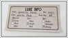 The Chautauqua Bait Co White Chub Spearing Decoy In Box
