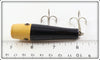 Creek Chub Black Luminous White Head Skipper In Box 4611