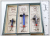 A.E. Rudge & Son Devon Minnow Lot Of Six In Dealer Box