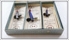A.E. Rudge & Son Devon Minnow Lot Of Six In Dealer Box